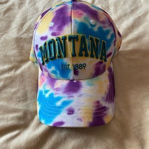 Montana tie dye hat